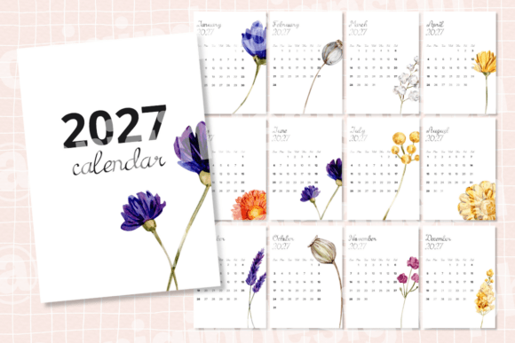 2027 Calendar: Your Vibe-Boosting Design Asset