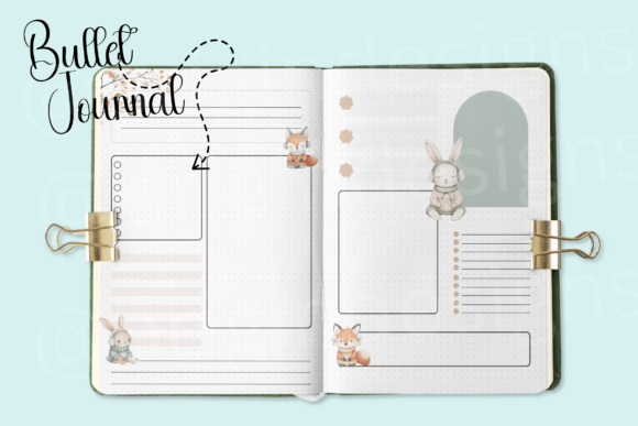 Bullet Journal Cute Animals: Design Your Daily Haven