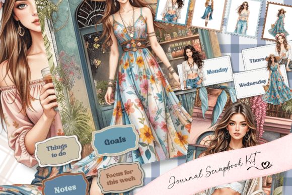 Elevate Your Layouts with Planner Journal Scrapbook Insert Pages