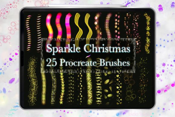 Illuminate Your Designs: Procreate Christmas Light Glow Brushes