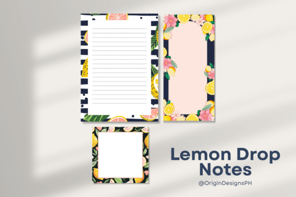 Lemon Drop Notes: A Notepad Bundle for Thoughtful Design