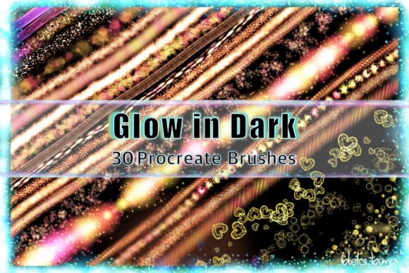 Procreate Brush Glow Neon Glitter Light: Elevate Your Digital Designs