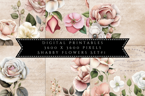 Shabby Chic Flowers: Vintage Charm for Modern Design