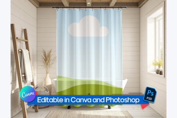 Zen Style Shower Curtain Mockup: A Designer's Guide to Elegant Presentation
